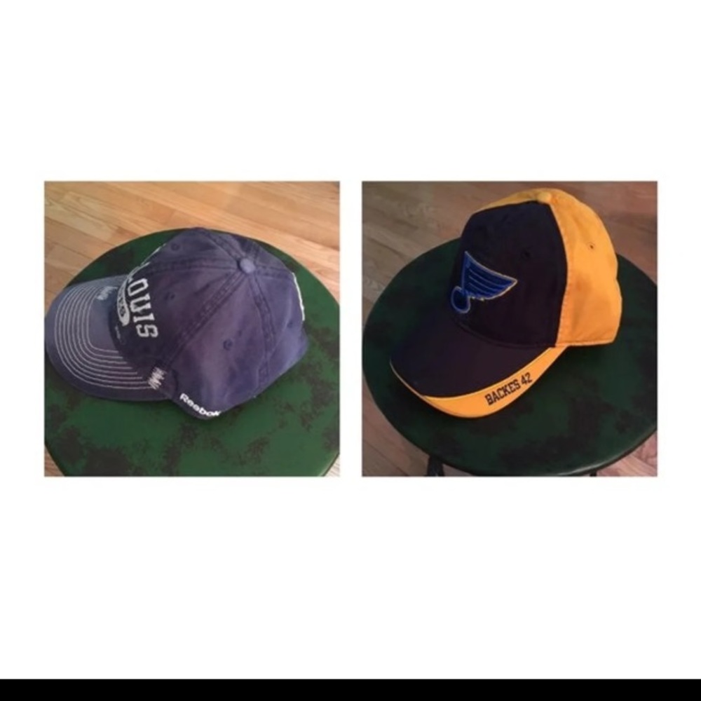 Two NHL St Louis Blues Hats